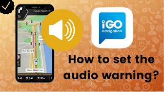 How to set the audio warning for the congestion charge zone mode in IGO Navigation [upl. by Romito]