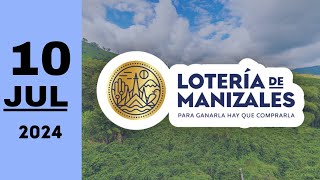 Resultado Lotería de Manizales del 10 de julio de 2024 [upl. by Soinotna]