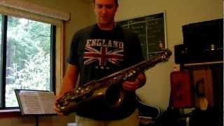 Playtest of Matt Stohrer Overhaul on 1954 Selmer Mark VI [upl. by Vilberg]