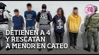 Confirma fiscalía cuatro sujetos detenidos y rescate a menor tras cateo en Jiutepec [upl. by Wohlen]