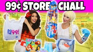 DOLLAR STORE CHALLENGE We do a 99 cent Only Store Haul [upl. by Jacinta]