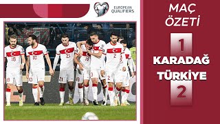 ÖZET  Milli Takımımız Playofflarda  Karadağ 12 Türkiye  2022 Dünya Kupası Elemeleri [upl. by Massingill]