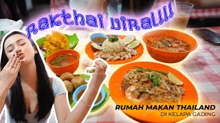 REVIEW MAKANAN THAILAND DI KELAPA GADING  RASANYA MIRIP BANGET [upl. by Eanahc]