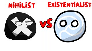 Everything NIHILISM vs EXISTENTIALISM In 9 Minutes [upl. by Esten]