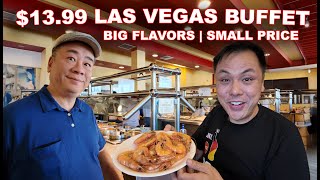 1399 Las Vegas Buffet Trying the Big Flavors of Vegas Lowest Priced Buffet withdannythemedic [upl. by Cherice290]