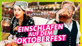 Laute Band und grölende Besucher Schlaf auf dem Oktoberfest ein  Das schaffst du nie [upl. by Geldens514]