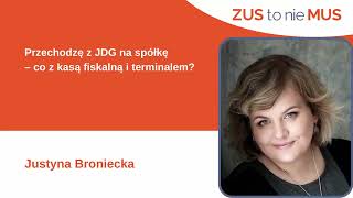 Przechodzę z JDG na spółkę – co z kasą fiskalną i terminalem [upl. by Pansir]