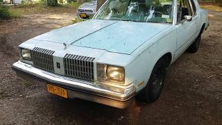 1978 Oldsmobile Cutlass Calais just a quick simple video [upl. by Duma189]