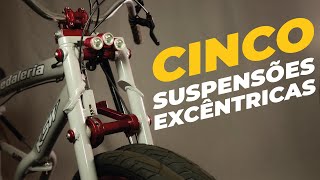 5 suspensões excêntricas Pedaleria [upl. by Accebar]