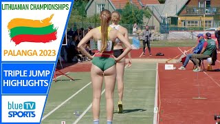 Womens Triple Jump • Lithuanian Athletics [upl. by Forcier]