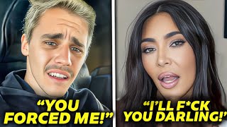 Justin Biebers Bold Move to Confront Kim Kardashian Over LifeAltering Claims  quotSHE Ruin His LIFEquot [upl. by Aneehta]