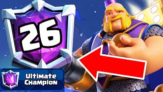 IM TOP 26 IN THE WORLD BEST ROYAL GIANT DECK IN CLASH ROYALE [upl. by Ayenet]