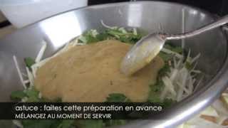 Céleri rémoulade  célerirave en rémoulade  la recette chef [upl. by Hatokad939]