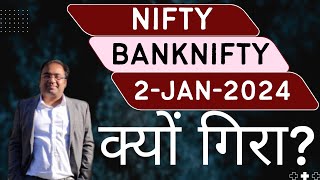 Nifty Prediction and Bank Nifty Analysis for Tuesday  2 January 24  Bank NIFTY Tomorrow [upl. by Andert]