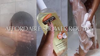 My realistic Affordable Shower Routine  How to Smell Good on a Budget  Feminine Hygiene [upl. by Amluz]