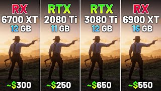 RX 6700 XT vs RTX 2080 Ti vs RTX 3080 Ti vs RX 6900 XT  Test in 20 Games in 2024 [upl. by Karalee]