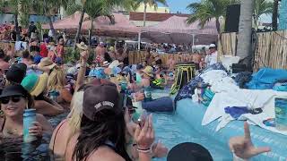 Crash My Playa 2023  Dustin Lynch Entrance to the Pool Party [upl. by Romilly]