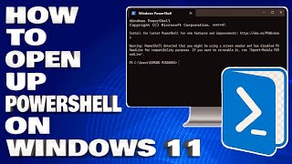 How To Open Up PowerShell on Windows 1011 Guide [upl. by Cavan]