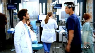 Greys Anatomy 15x08 Intern Schmitt and Dr Nico Banter or Cute Fight with Each Other [upl. by Phyllida]