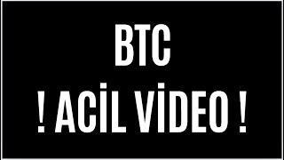 BTC ACİL VİDEO btc eth cryptocurrency [upl. by Cusack374]