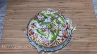 Glutenfri havre pizza [upl. by Ttennaj]