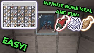 BEST 121 BONE MEAL FARM TUTORIAL in Minecraft Bedrock MCPEXboxPSSwitchPC [upl. by Cichocki]