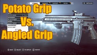 BF4  Potato Grip Vs Angled Grip M416 [upl. by Talich]