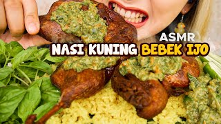 ASMR NASI KUNING BEBEK CABE IJO NIKMATNYA MANTULITY 😋  ASMR Indonesia [upl. by Samala]