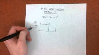 Place Value Sections Method for Long Division [upl. by Herrod458]