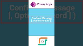 Confirm in Power apps powerapps tutorial microsoftpowerapps [upl. by Enilram]