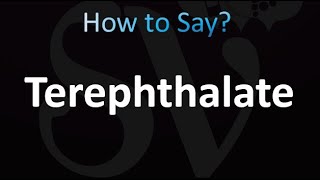 How to Pronounce Terephthalate correctly [upl. by Knarf875]