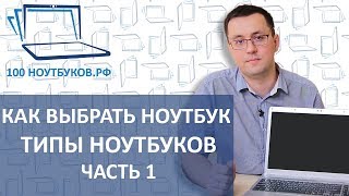 Как выбрать ноутбук Типы ноутбуков Часть 1 [upl. by Valdas212]