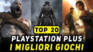 PLAYSTATION PLUS TOP 20 ► I MIGLIORI GIOCHI DA PROVARE Aggiornata al 2023 [upl. by Nnylesor]