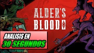 Análisis ALDERS BLOOD en 30 SEGUNDOS 🎮 Opinión y review en español 🔴 [upl. by Lorusso]