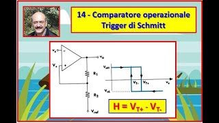 Carlo Fierro 14 Comparatore operazionale Trigger di Schmitt [upl. by Strage]