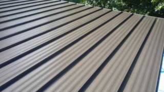 Standing Seam roofing Burnished slate [upl. by Dahij23]