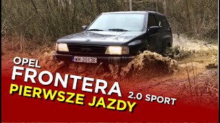 OPEL FRONTERA 20 SPORT pierwsze jazdy [upl. by Llebasi]