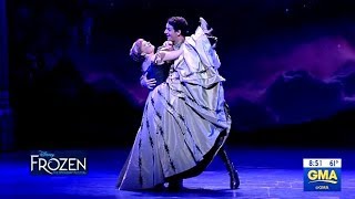 Frozen Broadway Performance Of quotLove Is An Open Doorquot GMA [upl. by Orat579]