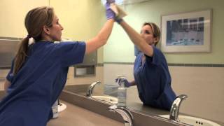 Commercial Restroom Cleaning Training Video Using GTC Green Cleaning Products [upl. by Galatia]