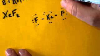 Lewis Dot Structure of XeF2 Xenon DiFluoride [upl. by Anahsek]