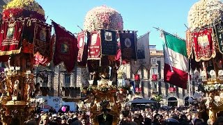 Festa delle Candelore  Sant Agata 3 Febbraio 2014 Catania [upl. by Manouch]