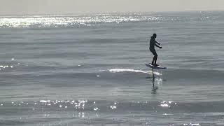 Foiling Cocoa Beach  Naish 1800 HA Glider [upl. by Assek663]