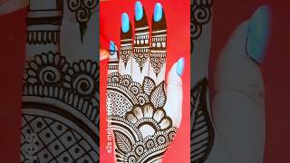 Very Simple Easy Mehndi Design For Handsmehandidesign eidmehndikarwachauthmehndi viralshorts [upl. by Robinetta]