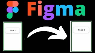 Move from one screen to another on button click in Figma  Figma tutorial [upl. by Kalb]