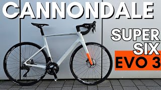 Cannondale SuperSix Evo 3  Shimano 105 Di2  Rennrad 2023 2024  New Bike Day  Carbon Review Test [upl. by Reibaj]