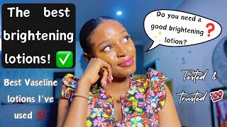 Top 3 Vaseline body lotions for skin brightening  best Vaseline body lotions for skin brightening [upl. by Gebler169]