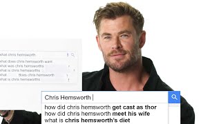 Chris Hemsworth Answers the Webs Most Searched Questions  WIRED [upl. by Jessamyn]