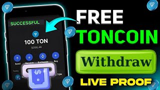 1 Hour  8 TON 🤑 Claim Free TON Coin Every 60 minutes  Live withdrawal [upl. by Scrope456]