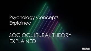 Vygotskys Sociocultural Theory explained by Himanshi Singh  Class05 [upl. by Aydin]