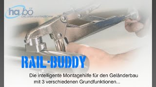 Montagezange rail buddy  haboe EdelstahlSysteme GmbH [upl. by Feil796]